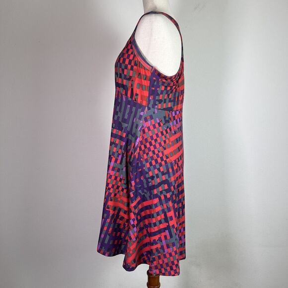 Krimson Klover Mini Dress Size Large Red Purple Tank Athletic Walking Athleisure - Picture 4 of 16